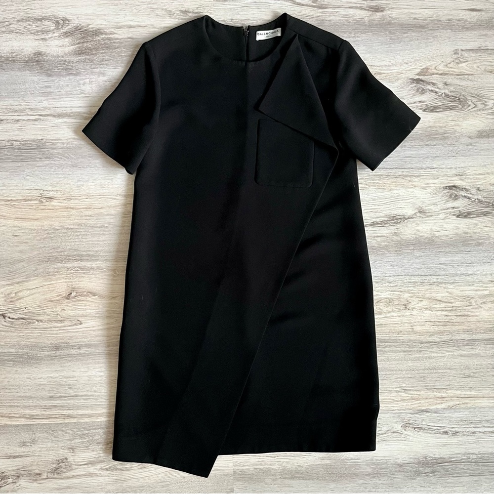 Balenciaga Faux Wrap Dress